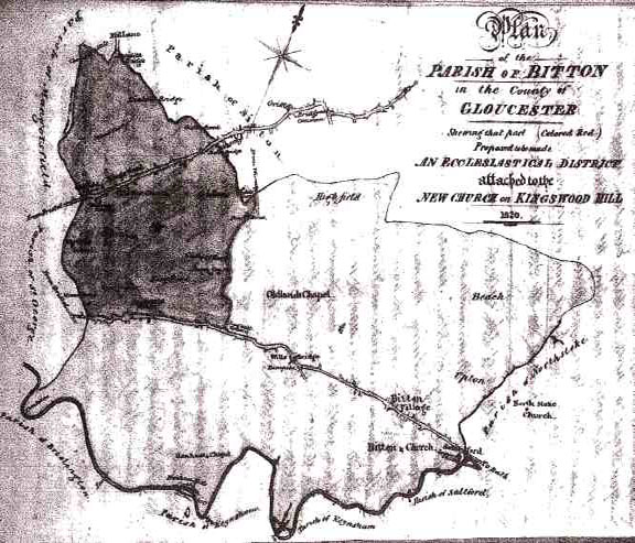 Plan of the Parish of Bitton, 1820